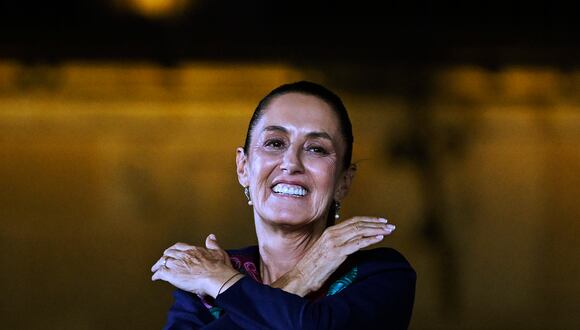 Claudia Sheinbaum, ganadora de las elecciones en México. (Foto de Alfredo ESTRELLA/AFP)