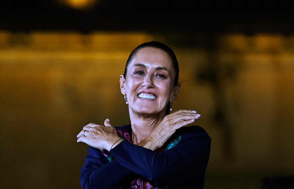 Claudia Sheinbaum, ganadora de las elecciones en México. (Foto de Alfredo ESTRELLA/AFP)