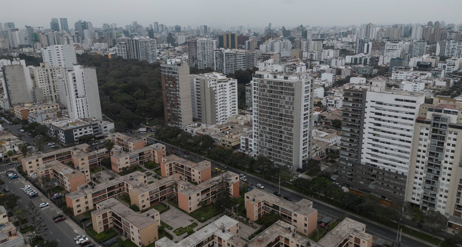 Vista de parte del distrito de Lince, en los alrededores del Parque Castilla. Foto: GEC.