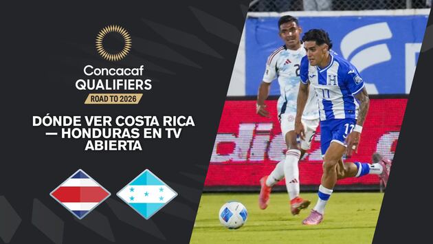 ¿Dónde ver Costa Rica — Honduras EN VIVO GRATIS por Eliminatorias Concacaf 2026 en TV abierta? Horarios y canales tv online