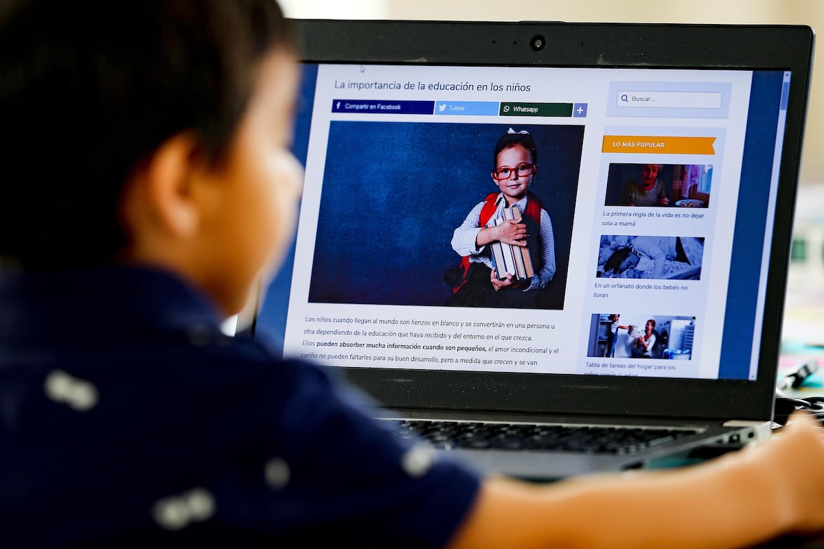 Antes de la pandemia la región ya sufría una crisis educativa y solo un tercio de los estudiantes disponía de las competencias mínimas al finalizar primaria. (Foto: José Jácome | EFE)