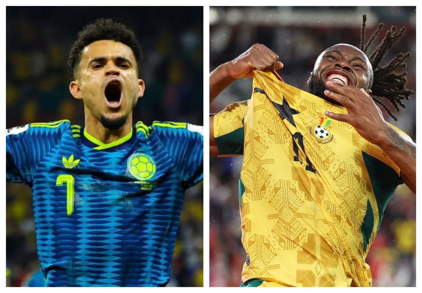 Colombia vs. Ghana.