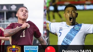 Venezuela (0-0) Guatemala: resumen del partido amistoso por fecha FIFA 2024