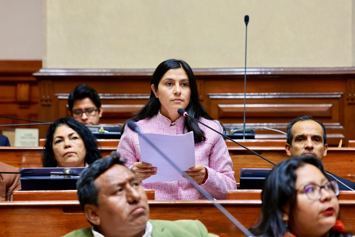 Jennifer Paredes. Foto: Congreso.