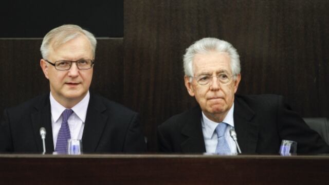 Monti: La zona euro está cada vez más cerca de emitir bonos comunes