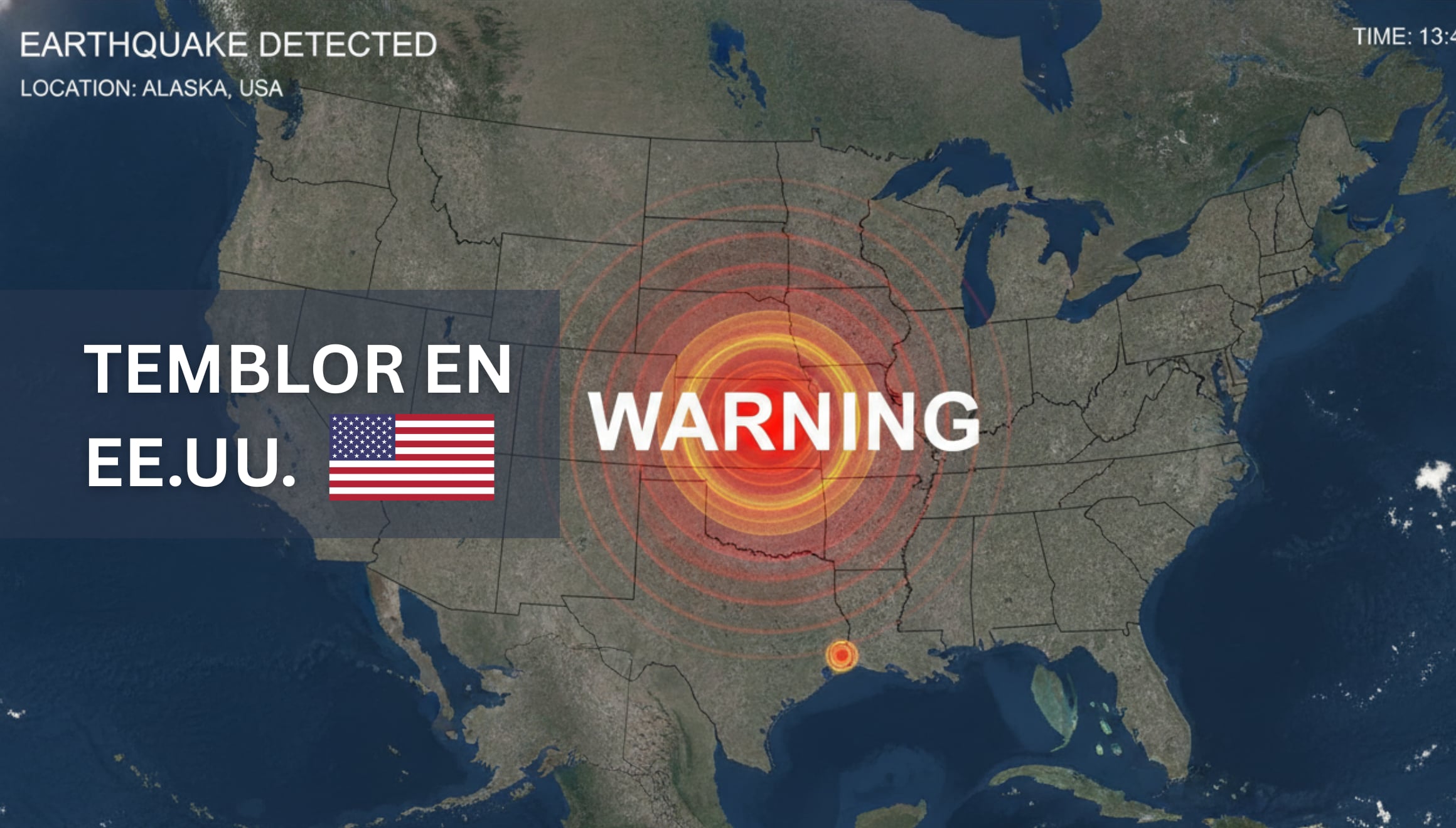 Consulta el reporte oficial del Servicio Geológico de Estados Unidos (USGS, por sus siglas en inglés) sobre los últimos temblores en EE.UU. registrados el 15 y 16 de junio de 2026. | Imagen creada con foto de Google Maps para Gestión Mix / Composición GEC