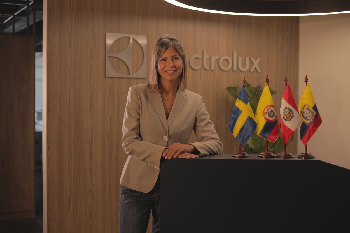 Ana Vernaza Pizarro, gerenta general para la Región Andina de Electrolux.