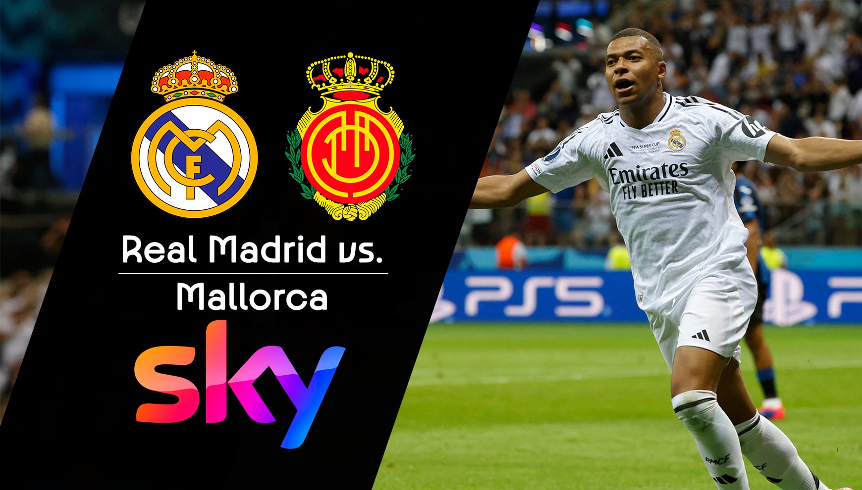 Sigue la transmisión del partido entre Real Madrid vs. Mallorca a través de Sky Sports en México.| Foto: AFP / Composición: Héctor Honores