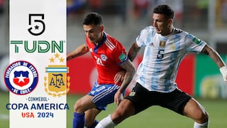Canal 5 (TUDN) transmitió Chile vs. Argentina desde México