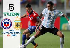Canal 5 (TUDN) transmitió Chile vs. Argentina desde México
