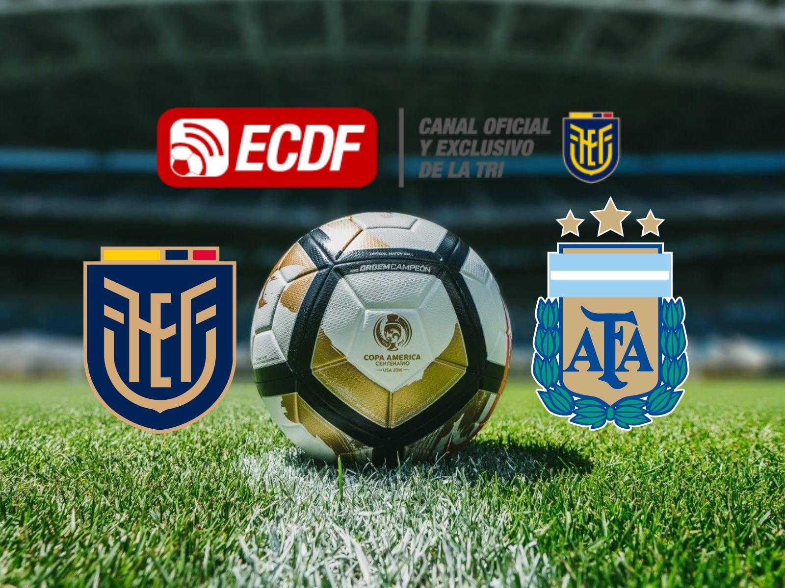Señal oficial de El Canal del Fútbol (ECDF) EN VIVO y EN DIRECTO para ver el duelo entre Ecuador vs. Argentina por amistoso internacional con miras al debut de la Copa América 2024. (Foto: ECDF)