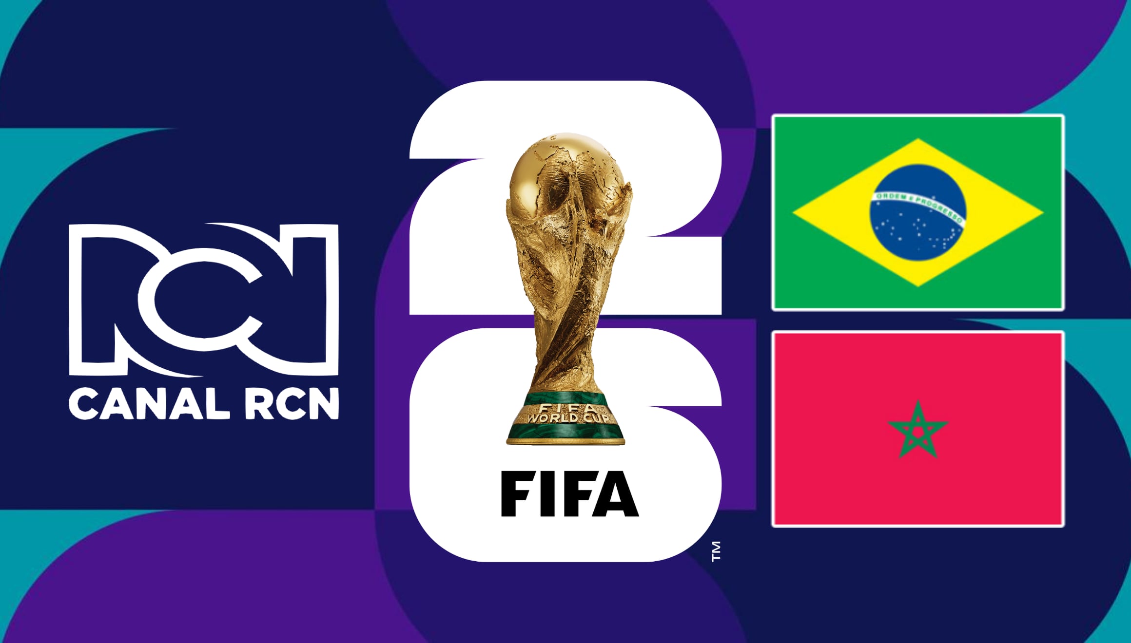 Cómo sintonizar Canal RCN por internet para ver el partido Brasil vs. Marruecos en vivo. Le explicamos cómo acceder a la señal oficial del Mundial 2026 por televisión abierta y plataformas de fútbol online desde sus dispositivos. | Crédito: fifa.com / Composición Gestión Mix