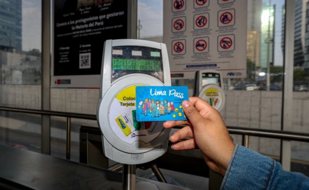 Tarjeta del Metropolitano. (Foto: Andina)