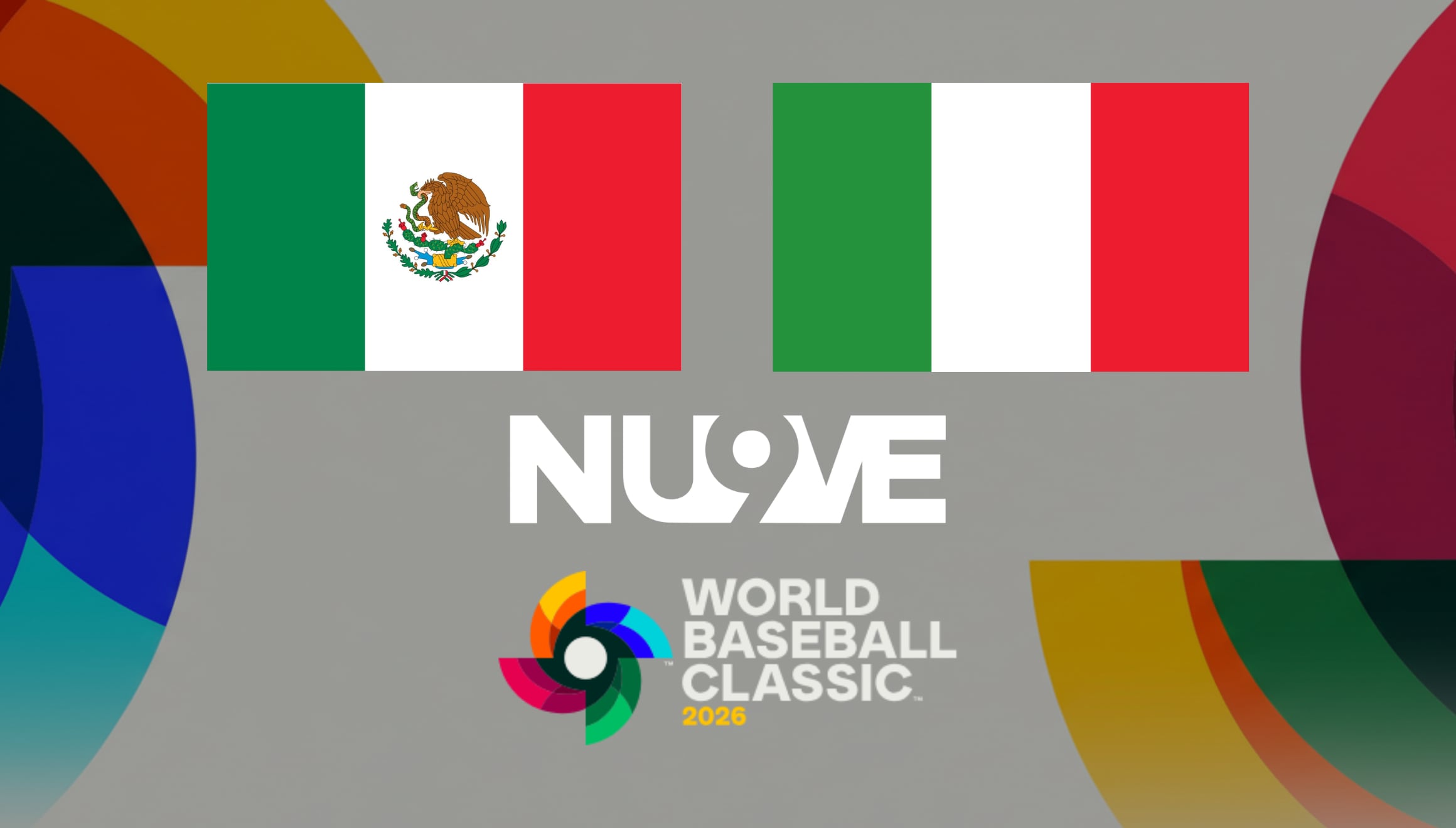 ¡México por el triunfo! Mira el México vs. Italia en vivo y gratis por Canal 9 y Nu9ve Online. No te pierdas el juego de la novena azteca en el Clásico Mundial de Béisbol 2026 por TV abierta. ¡Todo el poder mexicano en un solo lugar! | Crédito: mlb.com / Composición Gestión Mix