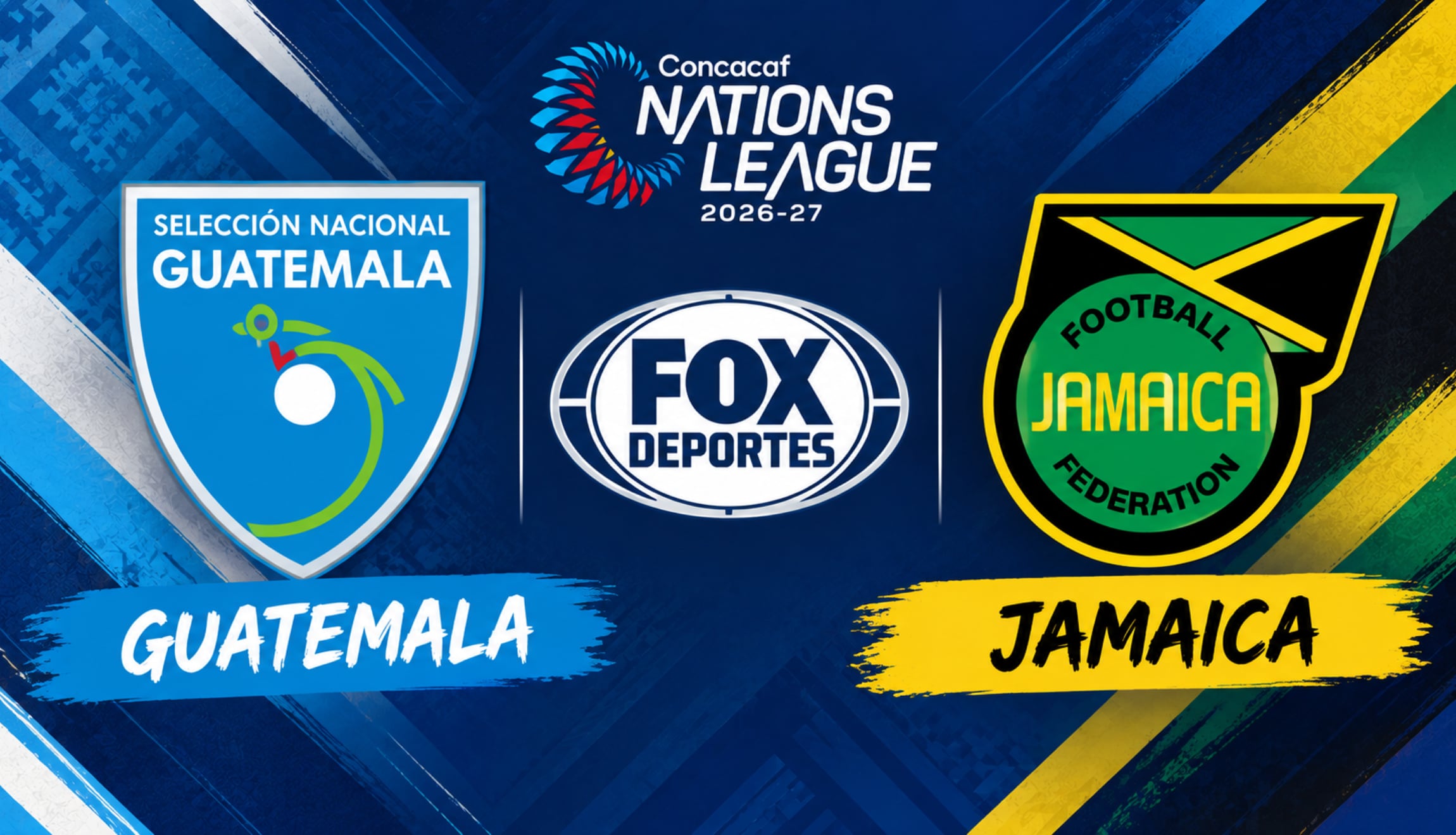 Señal de Fox Deportes EN VIVO para seguir el juego de Guatemala vs. Jamaica en directo, este viernes 25 de septiembre, por la Jornada 1 de la Concacaf Nations League. (Foto: Imagen creada por Gestión Mix utilizando la IA de Chat GPT)