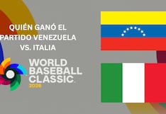 ¿Quién ganó el partido Venezuela vs. Italia EN VIVO hoy por Clásico Mundial de Béisbol 2026? Marcador final en directo