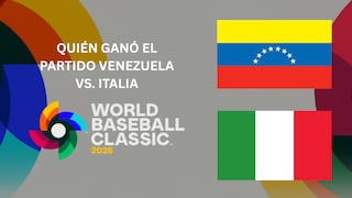 ¿Quién ganó el partido Venezuela vs. Italia por el Clásico Mundial de Béisbol 2026? Marcador final