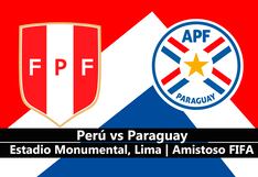 ¿Qué canal transmitió, Perú vs. Paraguay por Amistoso internacional FIFA?