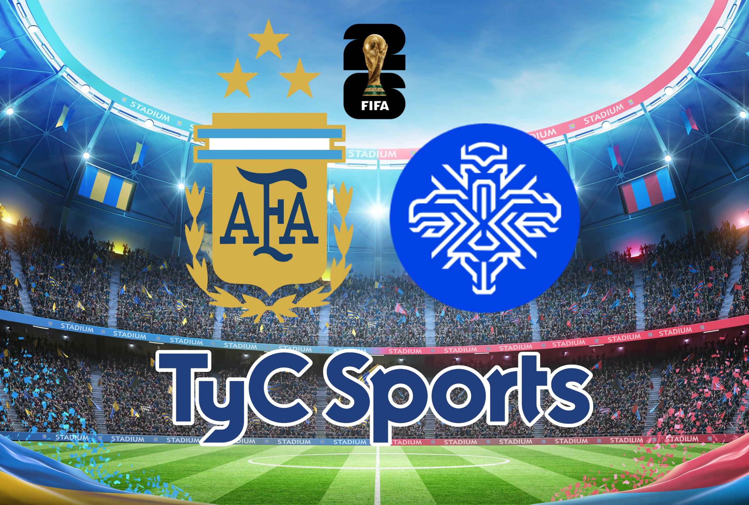 AUBURN, ALABAMA (ESTADOS UNIDOS), 09/06/2026.- Cobertura oficial de TyC Sports EN VIVO ONLINE para ver el partido entre Argentina e Islandia este martes 9 de junio por amistoso internacional a la Copa Mundial 2026 en el Jordan-Hare Stadium de Auburn, Alabama. FOTO DE EFKS PARA ISTOCK Y GETTY IMAGES