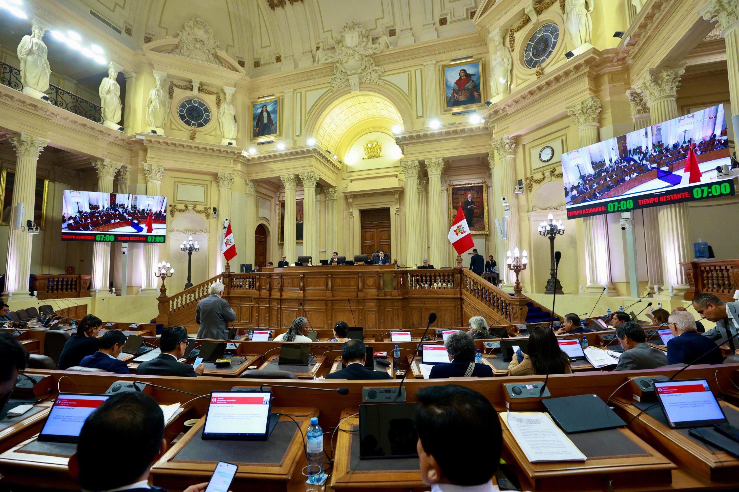 Senado: amplían estado de emergencia en Lima, Callao y distritos de Cajamarca y Madre de Dios