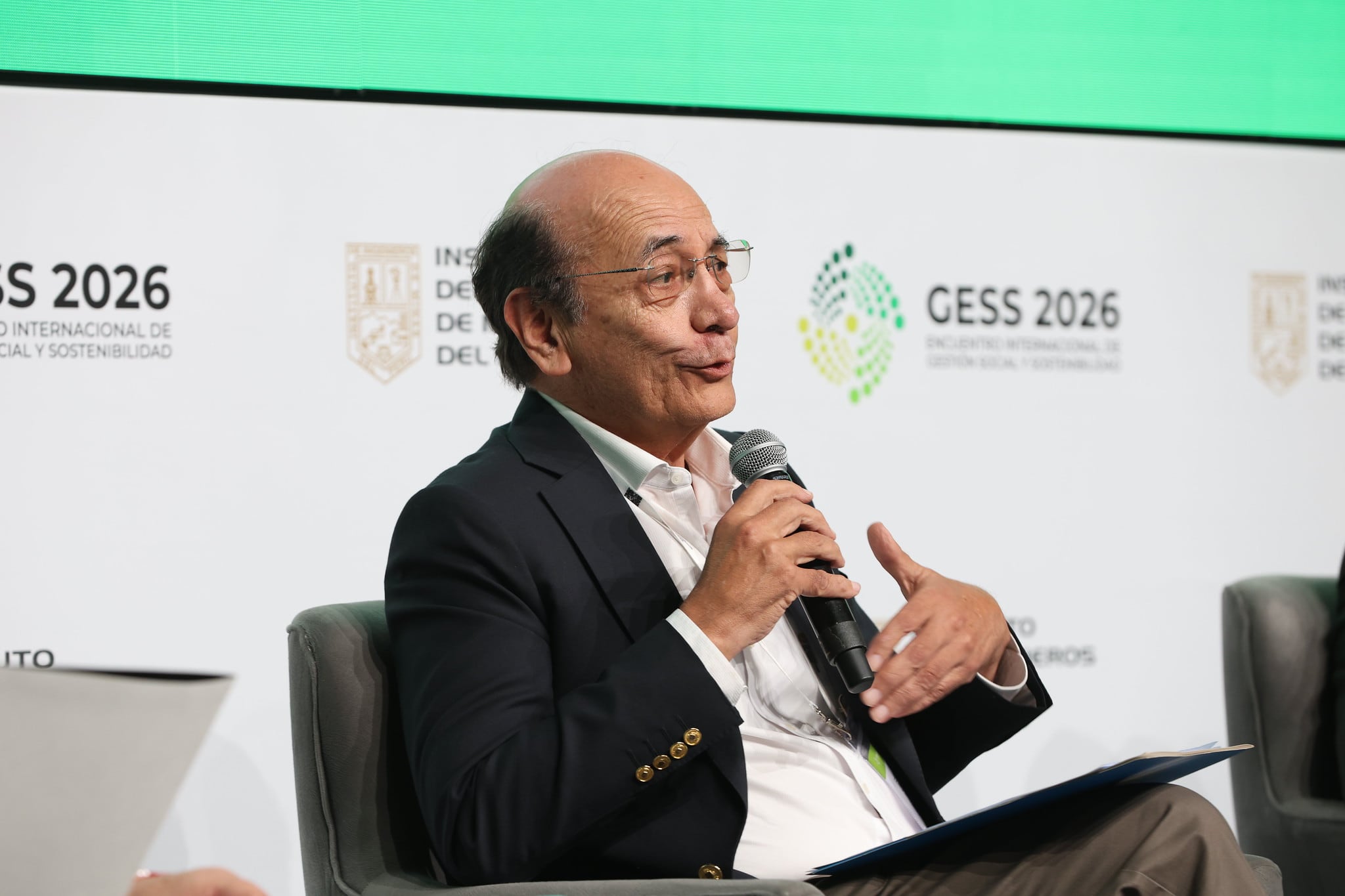 Armando Gallegos en el GESS 2026. (Foto: IIMP)