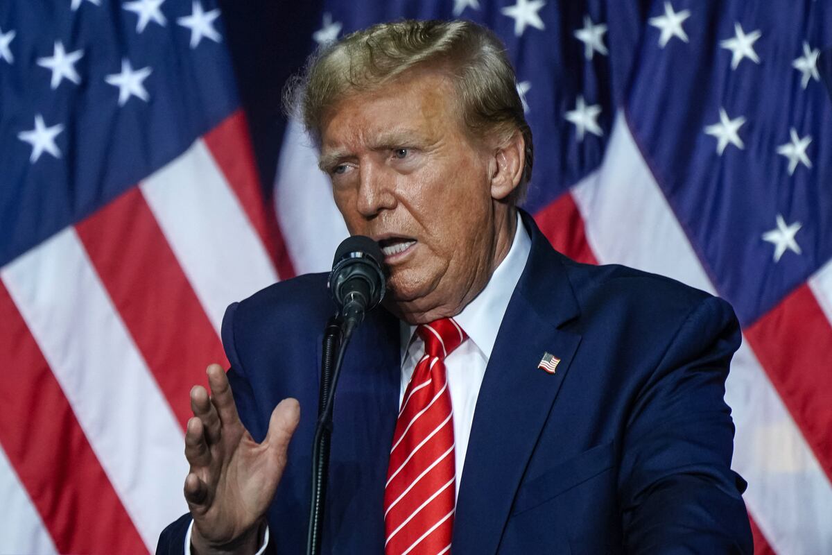 El expresidente de Estados Unidos y aspirante a la presidencia de 2024, Donald Trump. (Foto de Elijah Nouvelage / AFP)