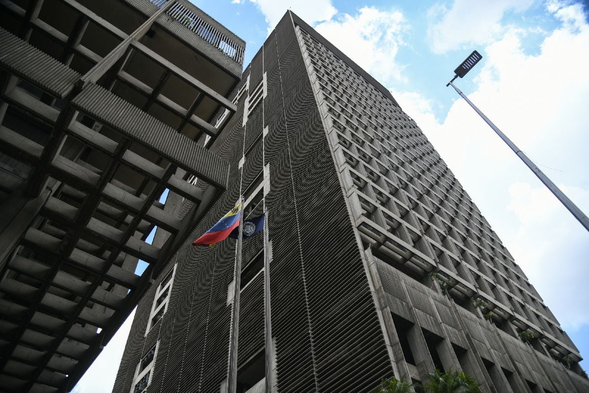 El edificio del Banco Central de Venezuela en Caracas, Venezuela, el viernes 1 de octubre de 2021.