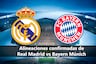 Alineaciones probables Real Madrid vs. Bayern Múnich por vuelta de semifinales de Champions League
