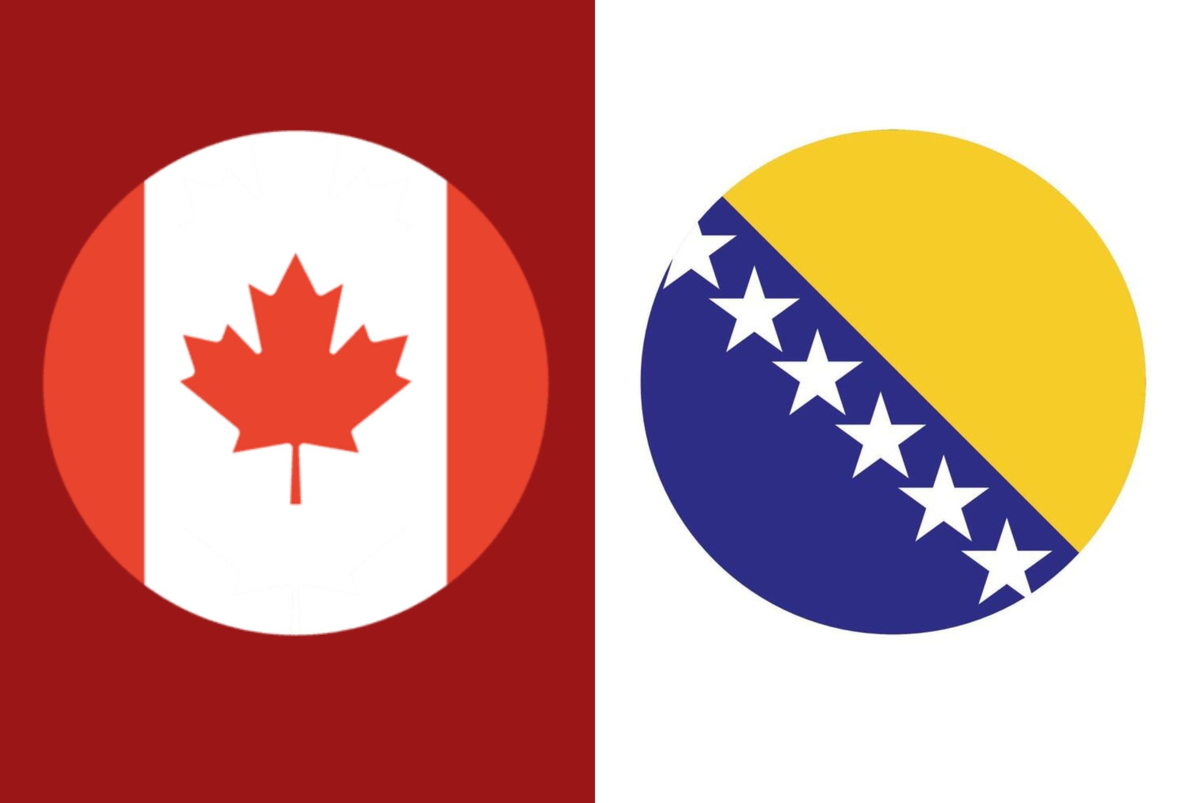 Conoce cuáles son los canales de TV y online para ver el partido entre Canadá vs. Bosnia Herzegovina en vivo hoy viernes 12 de junio desde Toronto. (Foto: Composición Gestión Mix)