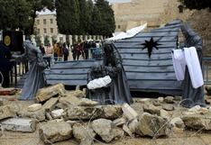 Triste Navidad en Belén por la guerra en Gaza