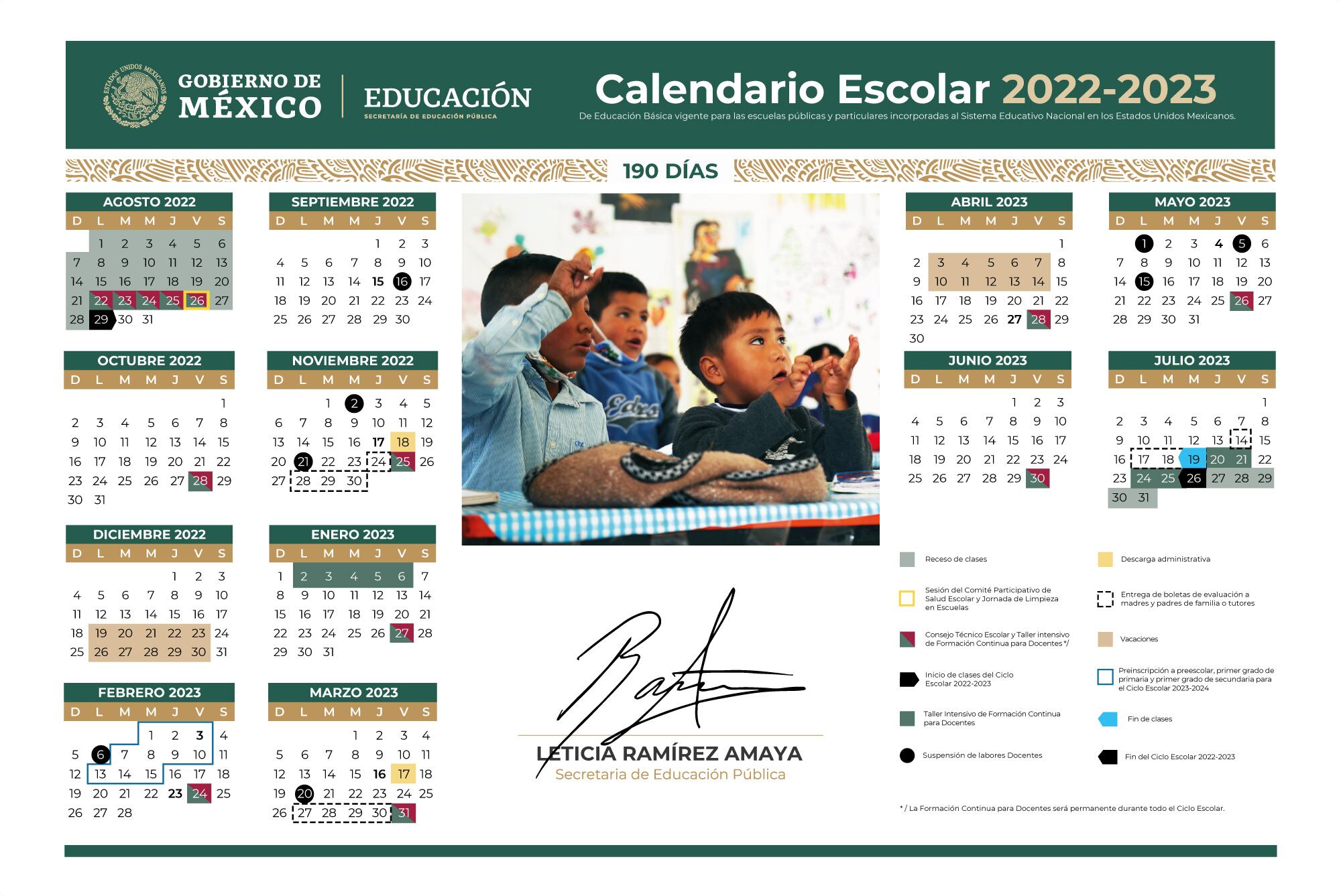 El nuevo Calendario Escolar 2022-2023 fue publicado en marzo del 2023 (Foto: SEP)