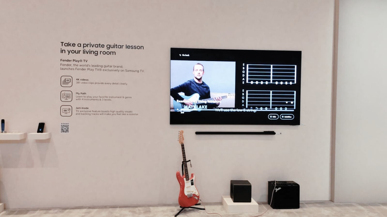 Fender Play TV, una app creada exclusivamente para los televisores. (Foto: Mía Ríos)