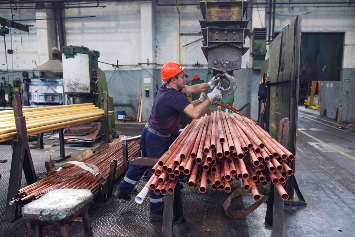 Copper Photographer: Oliver Bunic/Bloomberg