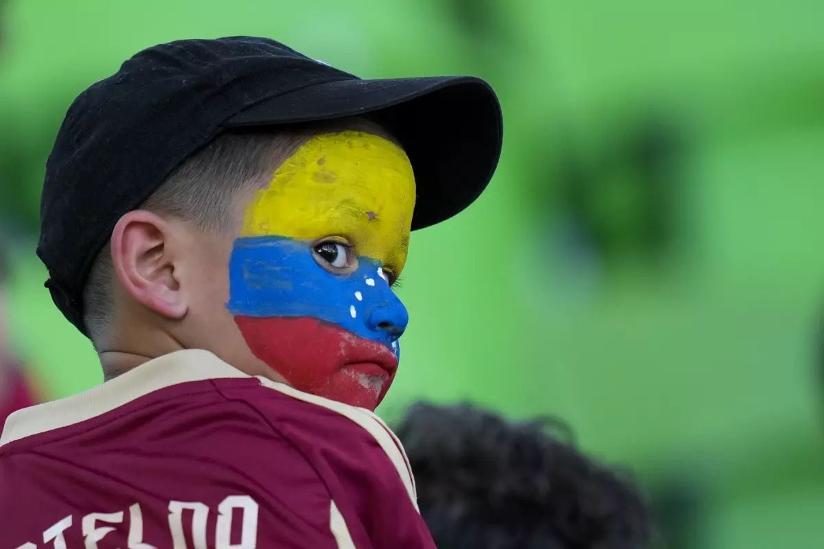 Liam Valenzuela previo al inicio del partido entre Jamaica y Venezuela por el Grupo B de la Copa América | (AP Foto/Eric Gay) (Eric Gay / Associated Press)