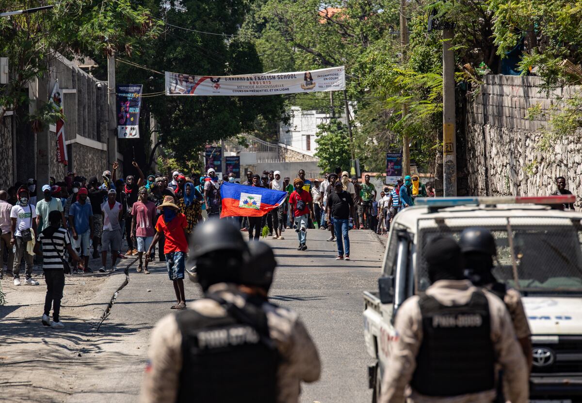 Protestas en Puerto Príncipe (Haití). EFE/ Mentor David Lorens