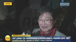 Susana Higuchi a favor del arresto domiciliario para Alberto Fujimori