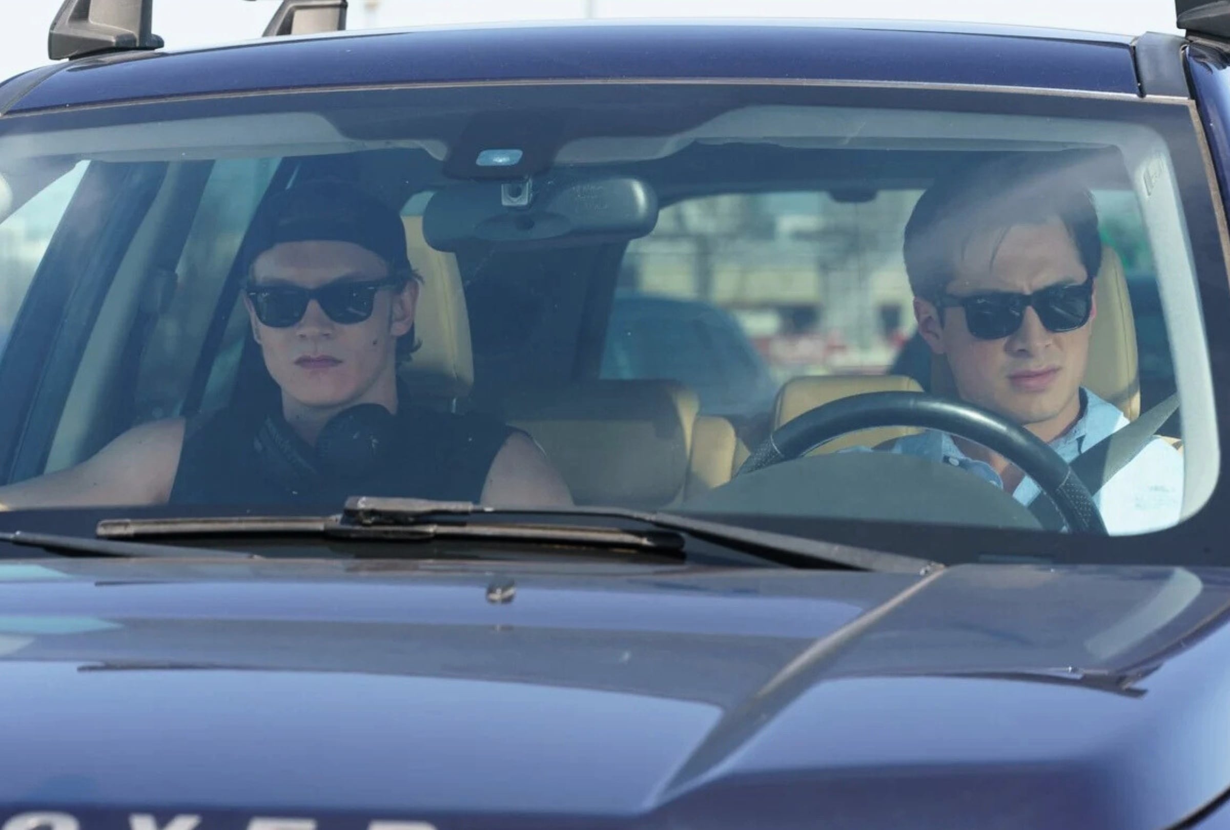 Connor Storrie y Hudson Williams son los protagonistas de la imagen promocional del episodio 6 de la serie "Heated Rivalry" (Foto: Accent Aigu Entertainment / Crave)