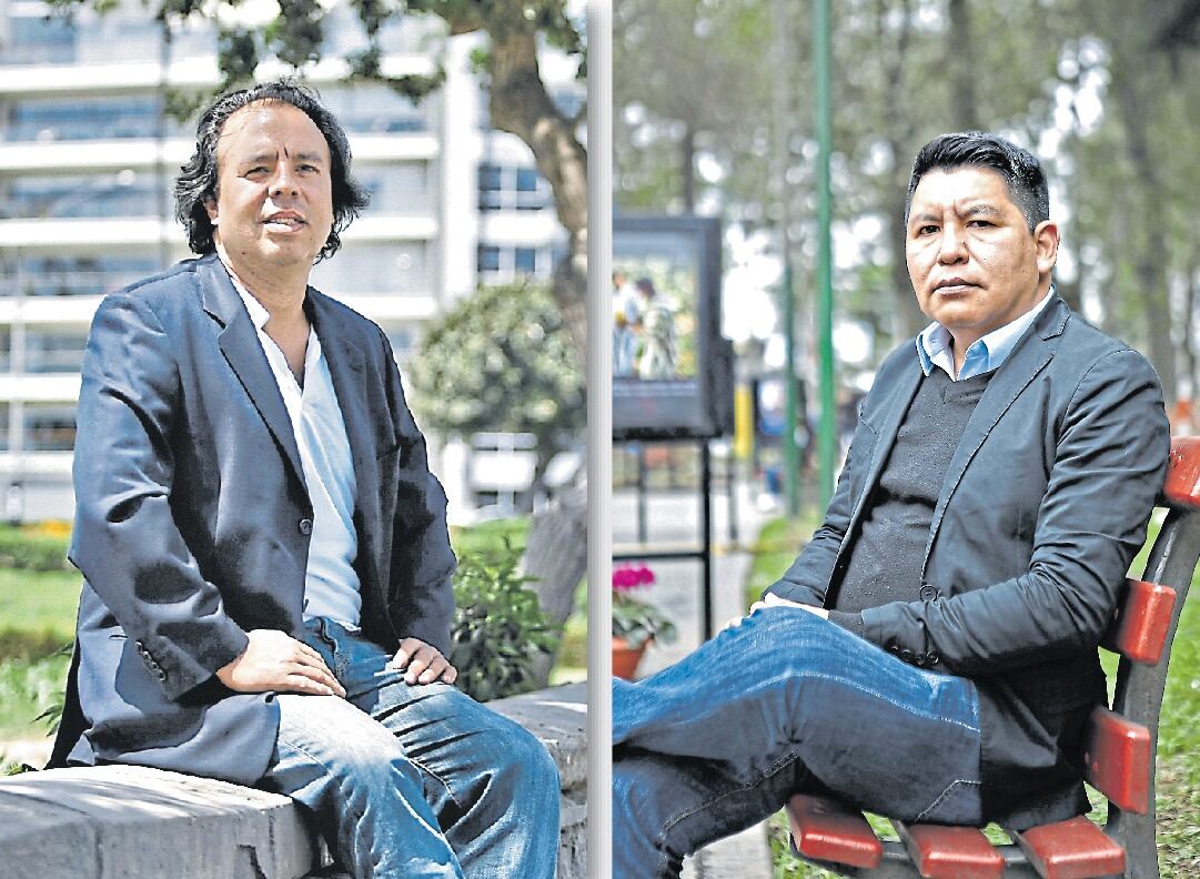 Julio Ribeyro Cordero (izquierda) está preparando su primer largometraje. Jorge Coaguila (derecha) considera que Julio Ramón Ribeyro es “el lado B del éxito literario, el rostro opuesto de Mario Vargas Llosa”.