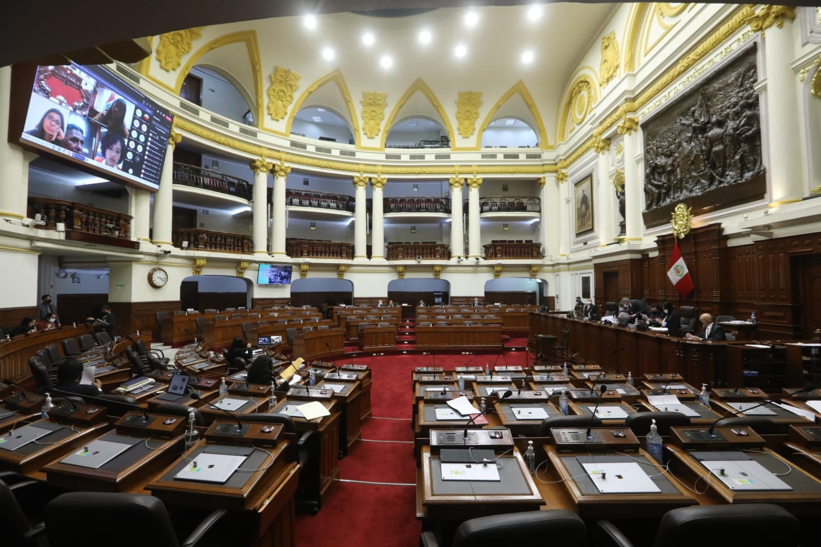 La Comisión Permanente retomará su jornada de debate este lunes por la tarde. | Foto: Congreso de la República.