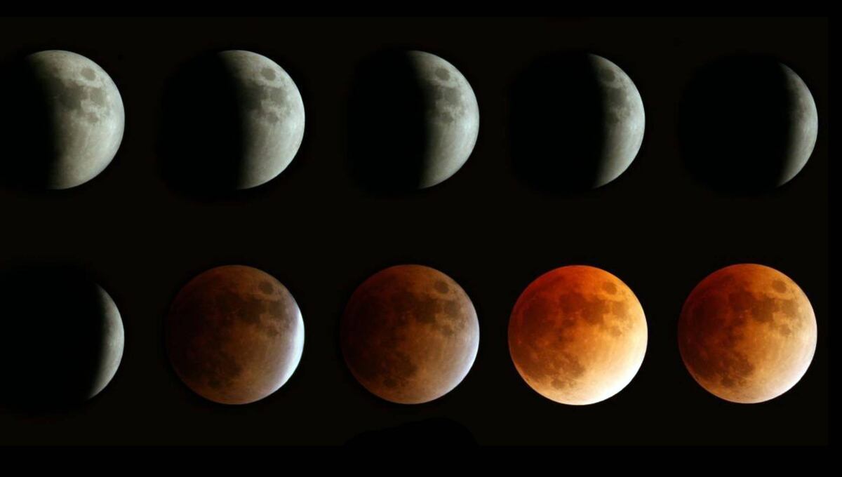 Consulta los hora exacta, el tiempo de duración y los lugares para ver mejor el eclipse lunar penumbral del 17 de septiembre en México desde los estados de CDMX, Guerrero, Chiapas, Querétaro, Oaxaca, entre otros. (Foto: AFP)