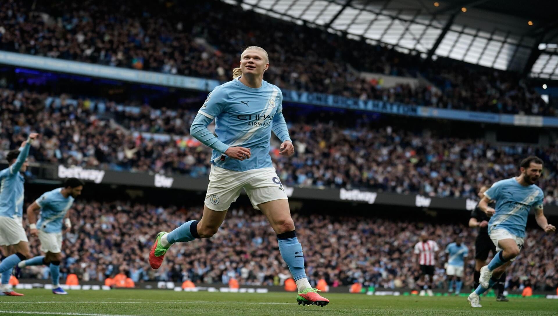 Haaland es hoy en día la gran figura de los Citizens, como se le conoce al Manchester City (Crédito: Alamy Stock Photo).