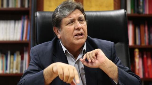 Alan García: "Esta es una acusación de tres enemigos políticos"