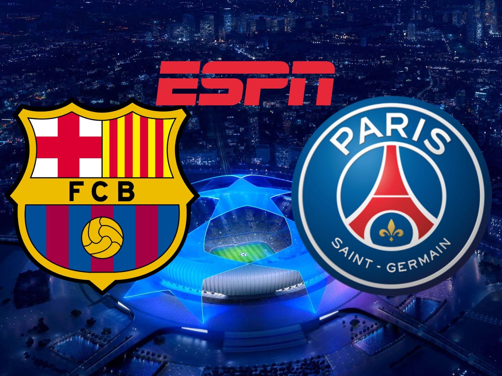 ESPN ofreció la cobertura del juego entre FC Barcelona y París Saint-Germain por la ida de los cuartos de final de la Champions League, Francia. (Foto: Composición)