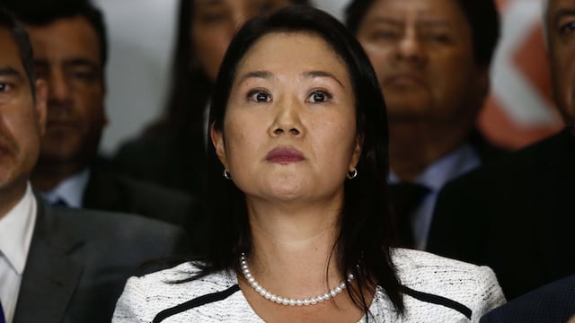 Popularidad de Keiko Fujimori en su peor nivel en 18 meses