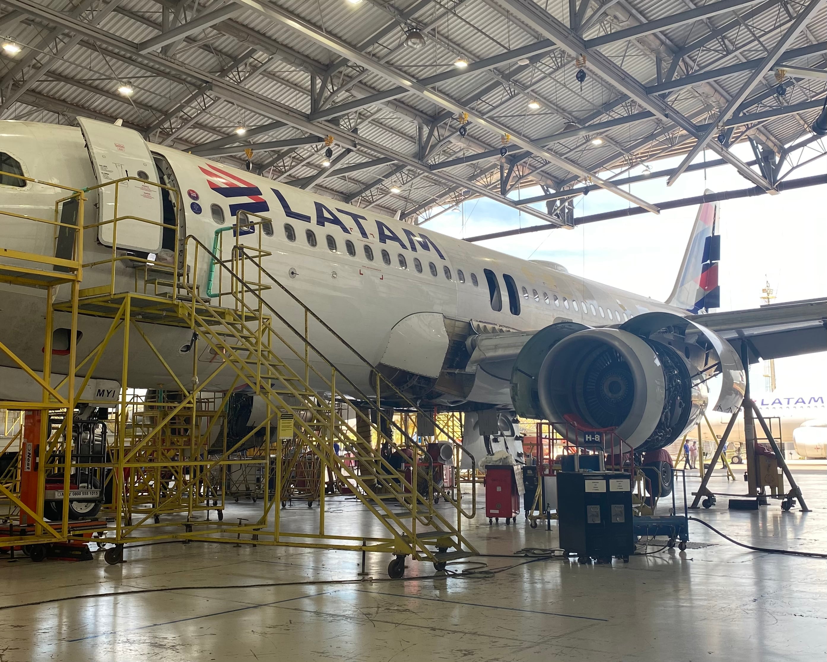 Los mayores mantenimientos se realizan en Sao Carlos, Brasil, cuando las aeronaves alcanzan un cierto tiempo de operación. (Fuente: Guadalupe Gamboa, exclusiva para Gestión)