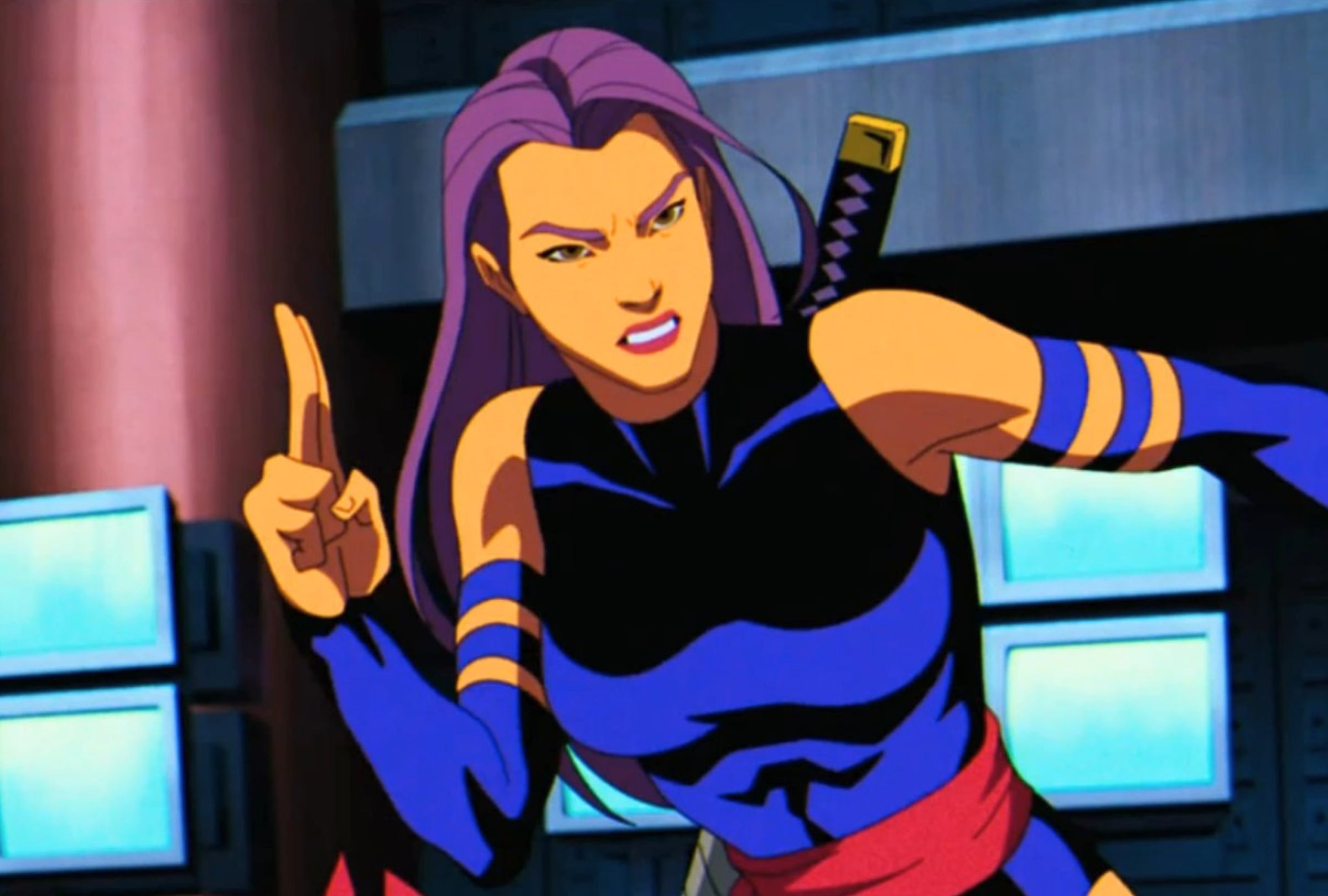Psylocke de la serie animada "X-Men '97" cuenta con la voz original de la actriz Naoko Mori (Foto: Marvel Studios / The Walt Disney Company)