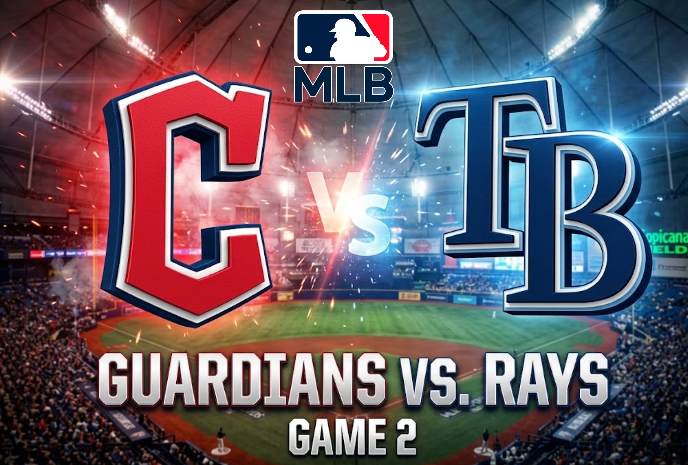 ¿A qué hora juega y qué canal transmite Guardians vs. Rays EN VIVO hoy por Juego 2 de MLB Playoffs 2026 en Estados Unidos y México?