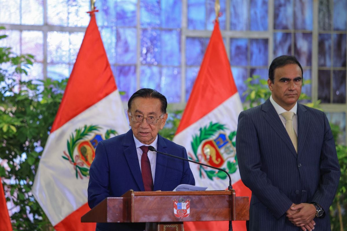 Balcázar lideró ceremonia de condecoración de la Orden del Trabajo 2026 por el Día del Trabajo y sostuvo que la falta de comprensión de lectura afecta el diálogo y el fortalecimiento institucional. Foto: Presidencia.