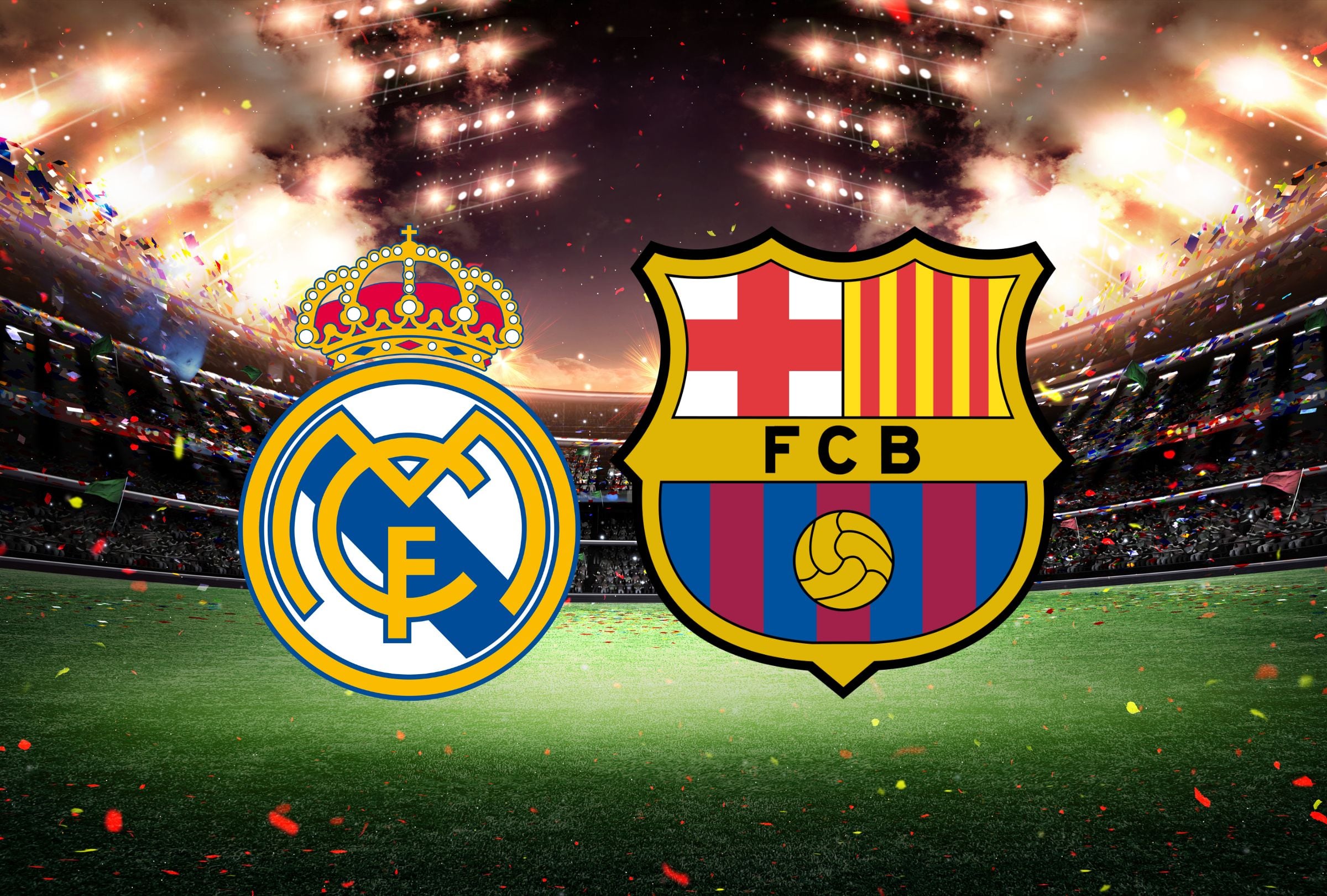 Revisa esta nota para que sepas a qué hora juega y qué canal transmite Real Madrid - FC Barcelona por LaLiga 2026. (Foto: Composición Gestión Mix)