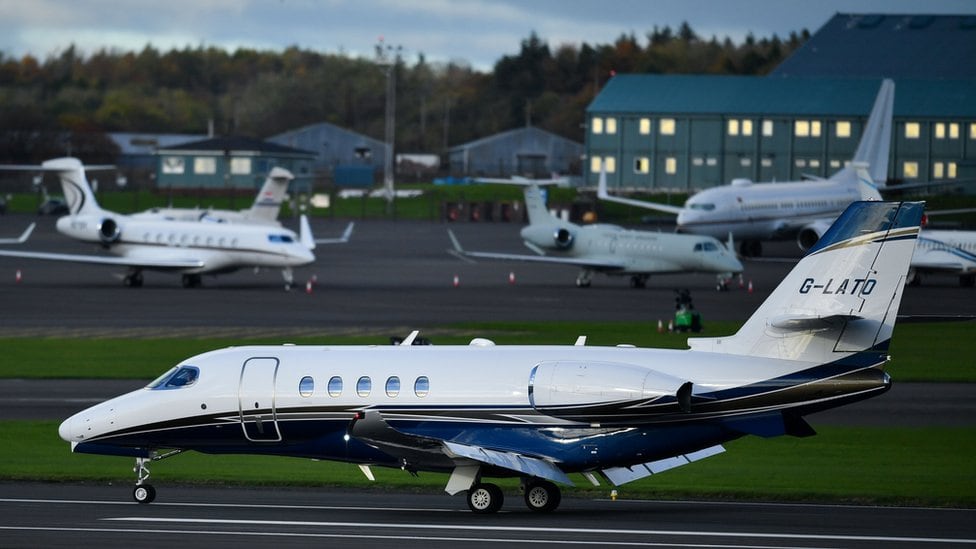Pocos medios de transporte son un símbolo más claro de gran riqueza que un jet privado.